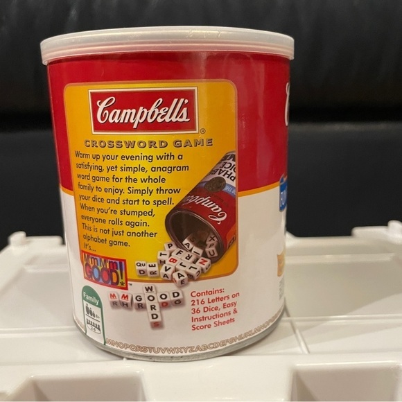 BMWT cambells soup alphabet game in a can - Picture 6 of 10